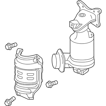 Acura 18180-RX0-A00 Converter Assembly, Primary