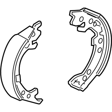 2014 Acura MDX Brake Shoe Set - 43153-TZ5-A01