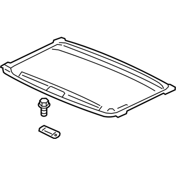 Acura 70600-TX4-A01ZB Sunshade Assembly (Gray)