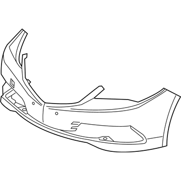 Acura 04711-TZ3-A80ZZ Front Bumper Cover