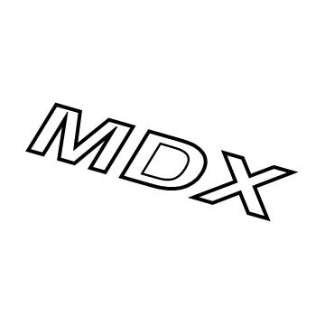 2016 Acura MDX Emblem - 75722-TZ5-A10