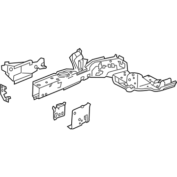 Acura 60810-TZ7-A00ZZ Frame, Right Front Side