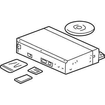 Acura 39540-S3V-405 DVD Unit, Navigation