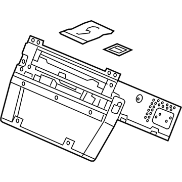 Acura 39171-TX4-A01 Audio Unit Assembly, Base (Clarion)