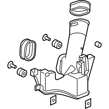 Acura 17230-RK2-A00 Chamber Assembly Resonator