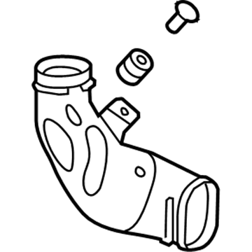Acura 17243-RK1-A00 Tube Assembly B, Air In.