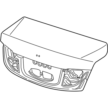 Acura 68500-T3R-A90ZZ Lid Component (Dot)