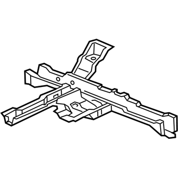 Acura 65710-SZN-A00ZZ Crossmember Complete A, Floor Middle