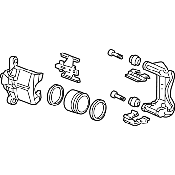 2007 Acura MDX Brake Caliper - 43019-STX-A01