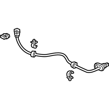 Acura 57475-STX-A01 Abs Wheel Speed Sensor Rear Left