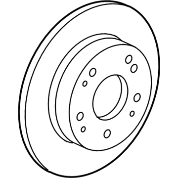 2019 Acura MDX Brake Disc - 42510-TRX-A00