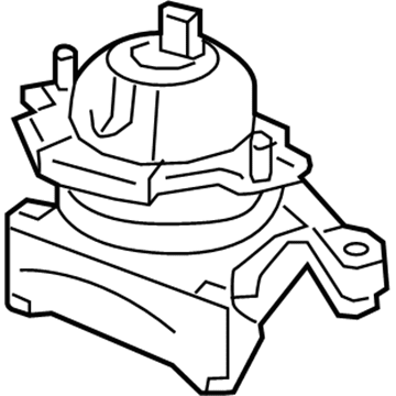 Acura 50810-TX4-A00 Rear Engine Mounting Assembly