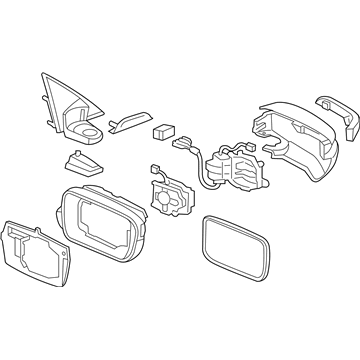 Acura RL Mirror - 76200-SJA-305ZJ