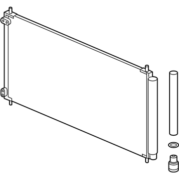 Acura 80110-TZ3-A01 A/C Condenser