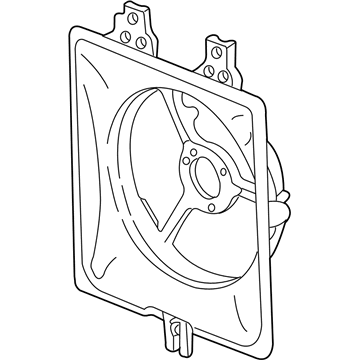 2001 Acura TL Fan Shroud - 38615-P8E-A00