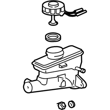 1997 Acura TL Brake Master Cylinder - 46100-SZ5-J11