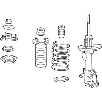 2011 Acura MDX Shock Absorber - 51601-STX-A06