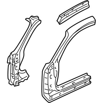 Acura 04645-S3M-A00ZZ Panel Set, Left Front (Outer)