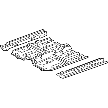 2002 Acura CL Floor Pan - 65100-S3M-A00ZZ