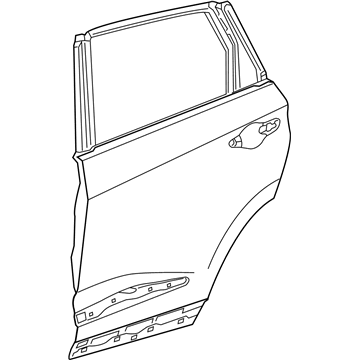 Acura 67510-TJB-A91ZZ Panel, Right Rear. Dr (Dot)