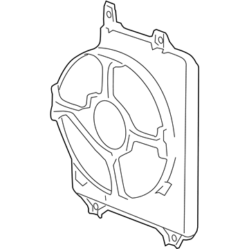 2011 Acura RL Fan Shroud - 38615-RJA-J02