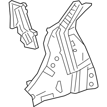 Acura 64330-TJB-315ZZ Wheelhouse Component Right