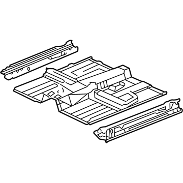 2006 Acura TSX Floor Pan - 65100-SEA-G01ZZ