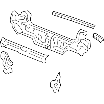 Acura 66100-ST8-A03ZZ Panel, Rear