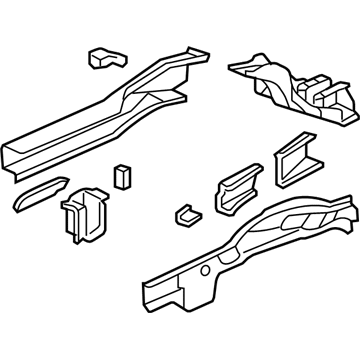 Acura 60910-SEP-A01ZZ Frame, Left Front Side