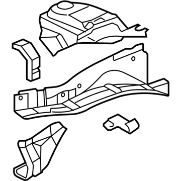 Acura 60600-SEP-A01ZZ Wheelhouse, Right Front