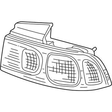 Acura 33501-ST8-A00 Lamp Unit, Passenger Side