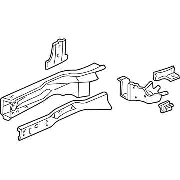 Acura 60910-SZ3-A02ZZ Frame, Left Front Side