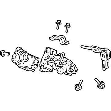 Acura TSX Ignition Lock Assembly - 06351-TL0-G41