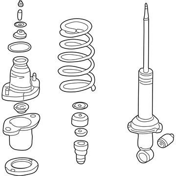 Acura 52620-S6M-N04 Left Rear Shock Absorber Assembly