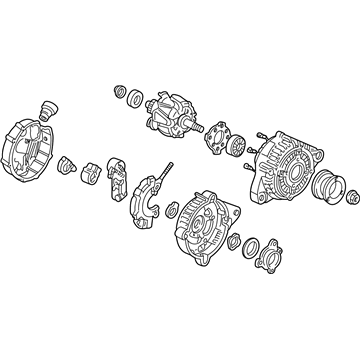 Acura 31100-PR7-J01 Alternator Assembly (Clg18) (Denso)