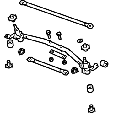 2012 Acura MDX Wiper Pivot Assembly - 76530-STX-A01