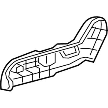 Acura 81238-TX6-A41ZB Cover, Passenger Side Reclining (Outer) (Light Jewel Gray)