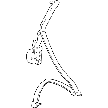 08F03-SEC-240A Acura Rear Under Spoiler (Carbon Gray Pearl) Illustration 1 of 1