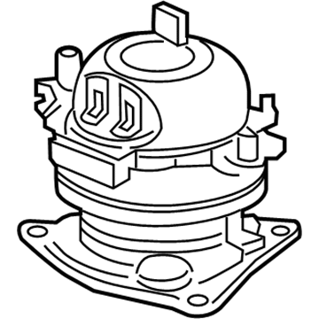 Acura 50810-TZ5-A03 Rear Engine Mounting Rubber Assembly (Acm)