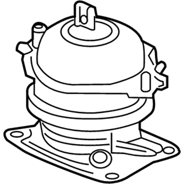 Acura 50830-TZ5-A03 Front Engine Mounting Rubber Assembly (Acm)