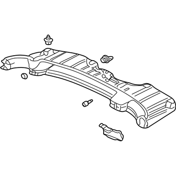 Acura 84431-S6M-A00ZA Lining Assembly, Tailgate (Graphite Black)