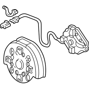 Acura 76210-S3V-A01 Passenger Side Actuator Sub-Assembly (Heated)