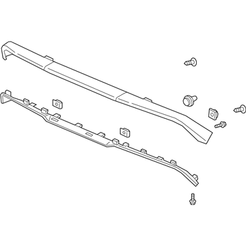 Acura 74950-TJB-A01 Garnish Sub-Assembly Tailgate Spoiler