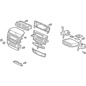 Acura 39050-SEC-L01ZA Module Assembly, Center (High Metal)