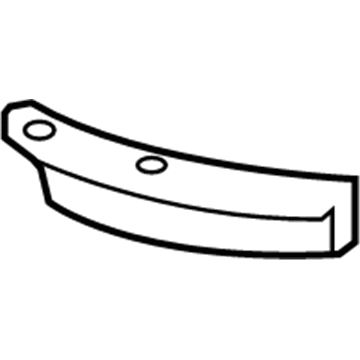 Acura 74102-STX-A00 Front Fender Reinforcement Plate Strake Right