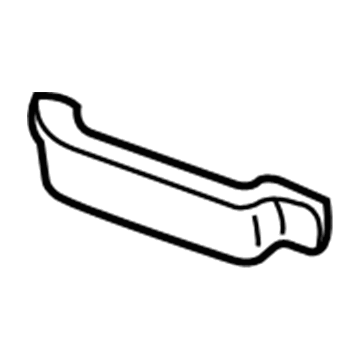 Acura 84438-SV5-A00ZG Handle, Tailgate Inside (Saddle)