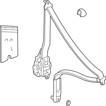 1995 Acura Integra Seat Belt - 04814-ST7-A06ZA