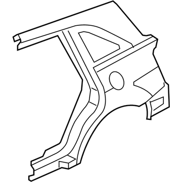 Acura 04636-STX-405ZZ Panel Set Right, Rear (Dot)