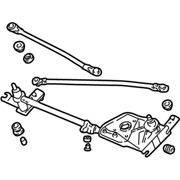 Acura 76530-S0K-A01 Front Wiper Link (Lh)