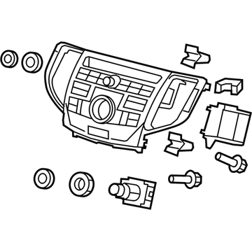 Acura 39050-TL2-A01ZA Panel Assembly, Navigation & Audio Switch (Gun Metallic)